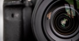 Close Up Of The Camera Lens Close Up Of The Camera Lens