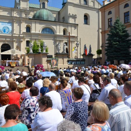 PWSTE w Jarosławiu podczas Procesji Bożego Ciała