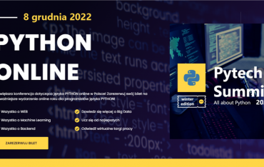 Pytech Summit 2022 (online) Winter Edition  – Największa polska konferencja o Python – III edycja