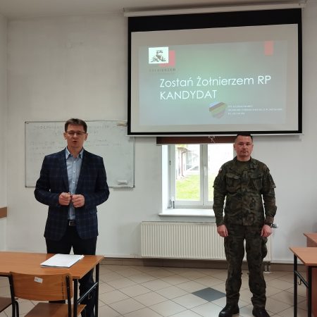 Spotkanie z przedstawicielem Wojskowego Centrum Rekrutacji w Jarosławiu