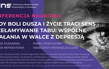 Kiedy boli dusza i życie traci sens – przełamywanie tabu: wspólne działanie w walce z depresją