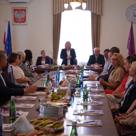 Spotkanie podsumowujące współpracę w roku akademickim 2024/2025