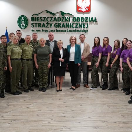 Wizyta w Bieszczadzkim Oddziale Straży Granicznej w Przemyślu