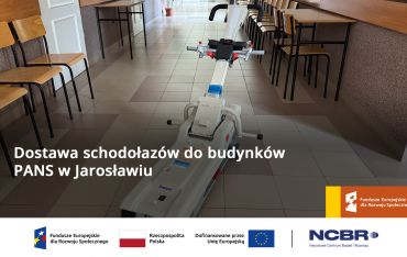Dostawa schodołazów do budynków PANS w Jarosławiu