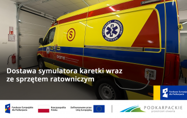 Dostawa symulatora karetki wraz ze sprzętem ratowniczym