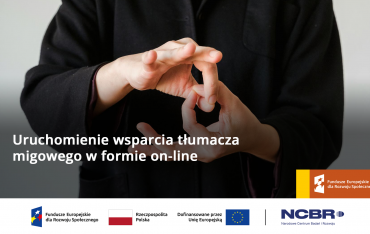 Uruchomienie wsparcia tłumacza migowego w formie on-line