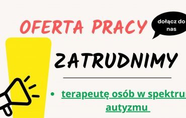Terapeuta dzieci z autyzmem, nauczyciel wychowania przedszkolnego