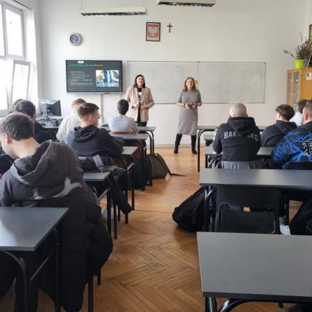 Spotkanie promocyjne w Zespole Szkół Innowacyjnych w Jarosławiu
