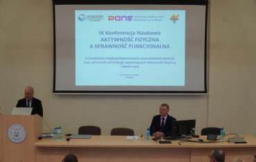IX Konferencja Naukowa pt. „Aktywność fizyczna a sprawność funkcjonalna…”