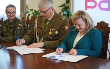 Podpisanie porozumienia z Wojskowym Centrum Rekrutacji w Jarosławiu