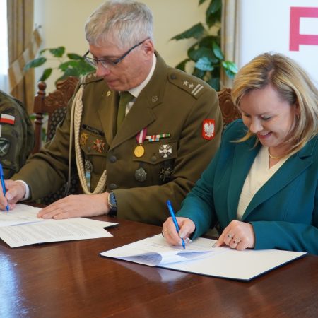 Podpisanie porozumienia z Wojskowym Centrum Rekrutacji w Jarosławiu