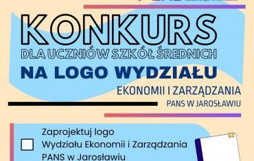 Konkurs dla uczniów szkół średnich na logo wydziału Ekonomii i Zarządzania