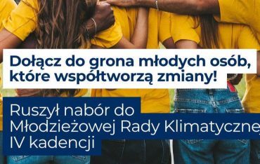 Ruszył nabór do Młodzieżowej Rady Klimatycznej IV kadencji!