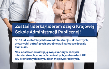 Rekrutacja do Krajowej Szkoły Administracji Publicznej